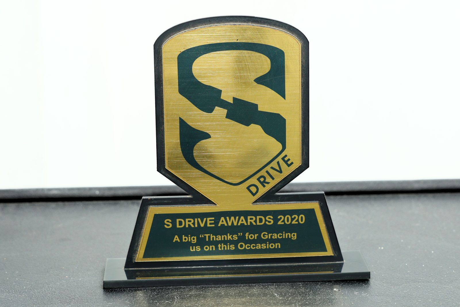 S Drive Awards 2020 memento